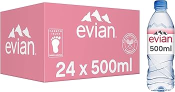 Evian Natural Mineral Water 24 x 500ml