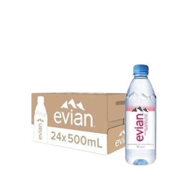 Evian Natural Mineral Water 24 x 500ml