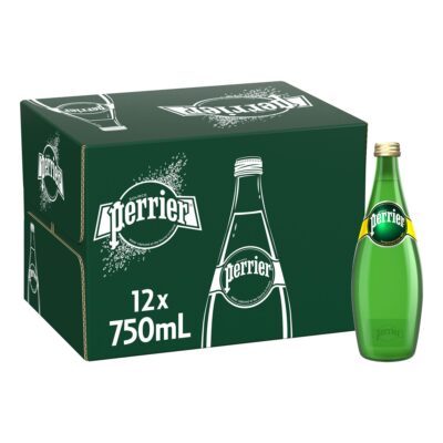 Perrier Natural Sparkling Mineral Water Regular 750ml 12 pack