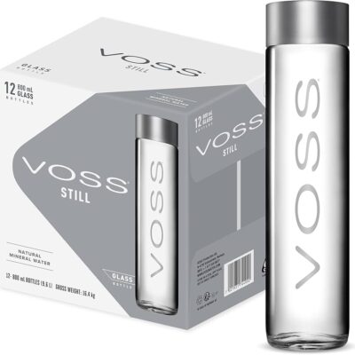Voss Natural Mineral Water, 800ml X12