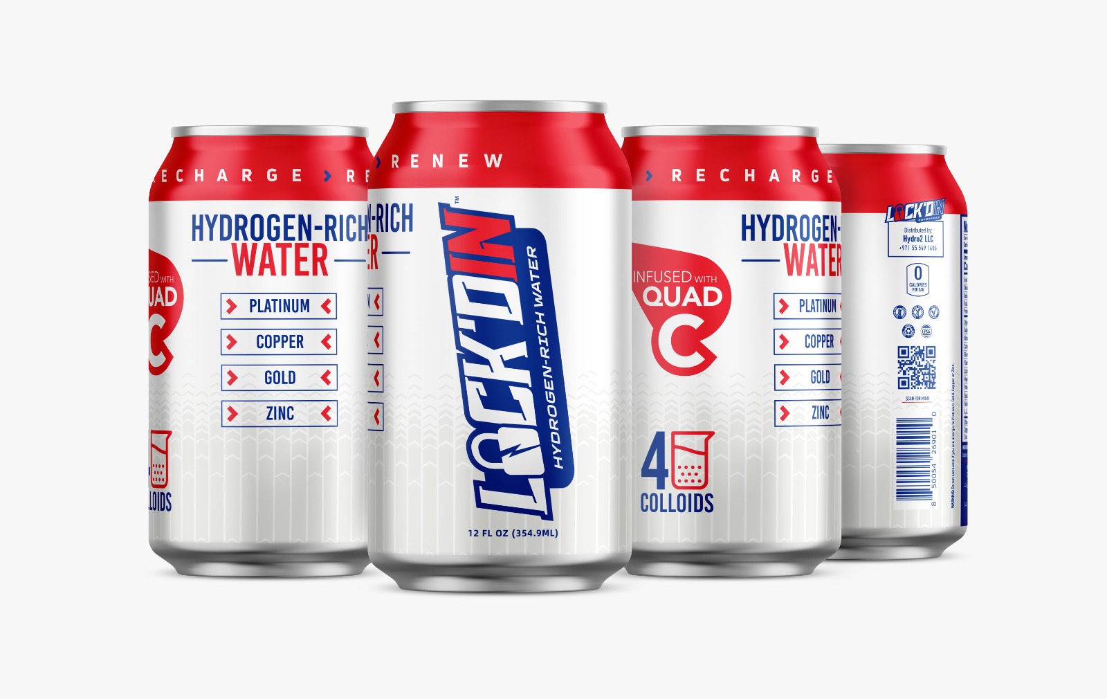 LOCK'DIN Hydrogen Rich Water (12x335ml) - Image 3